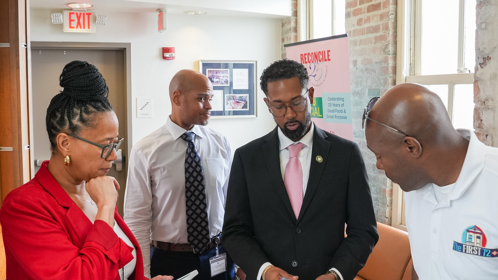 Judge Roché at the Café Reconcile 25th anniversary celebration